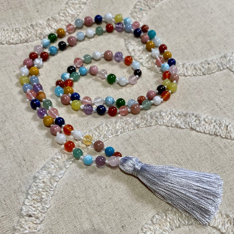 Rainbow Mala beads
